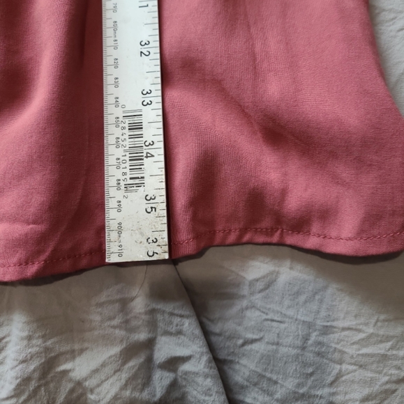 HIATUS womens SZ SM Rose Baby Doll Dress w/scoop back, Puffed sleeve NWT - Picture 5 of 11